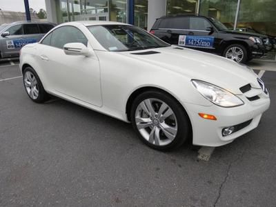 Factory certified! 09 mercedes-benz slk350 roadster power hardtop/premium 1 pkg