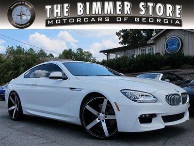 2012 bmw 650i low miles,m-sport,22"vossens,prem sound,luxury seating pkg,loaded!