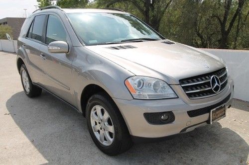 07 ml350 4matic awd gray tan leather sunroof 67k miles suv ml 350 texas