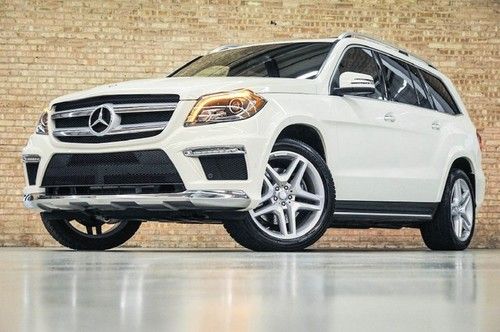 2013 mercedes benz gl550 4matic! rare! white/brown! rear dvd! perfect!