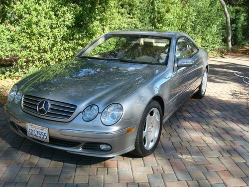 2004 mercedes-benz cl600 5.5l v-12, nav. syst., 5 sp. auto trans.,84,000 miles