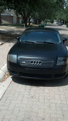 2002 audi tt quattro base coupe flat black unique rare