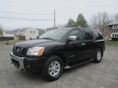 Leather moonroof third row seating black