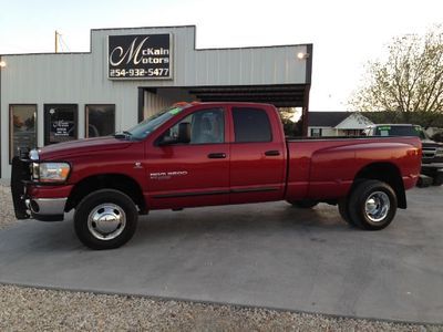 2006 dodge ram 3500 quad cab dually 5.9l cummins diesel 4x4 longbed slt 1 ton