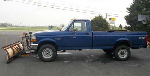 1996 ford f250 4x4 with meyers 7.5 snow plow