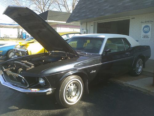 1969 mustang 351 clv c-6 0 rust barn find