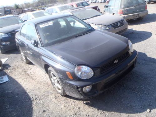 2002 subaru impreza 2.5rs sedan automatic 4 cylinder no reserve