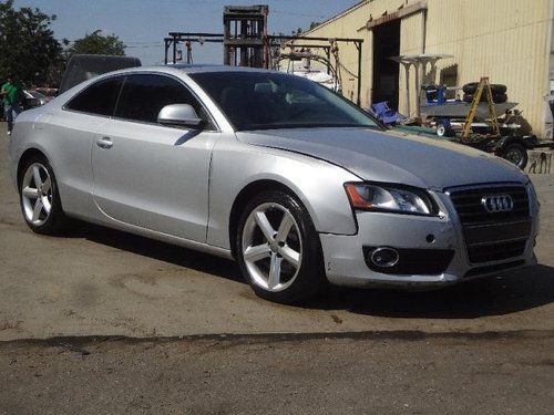 2009 audi a5 salvage repairable rebuilder fixer only 58k miles runs!!!