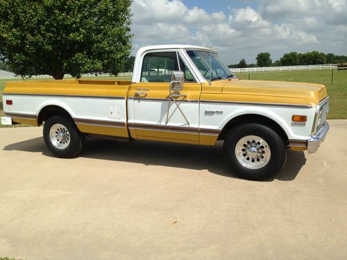 1972 chevrolet 2500 cheyenne custom deluxe camper special