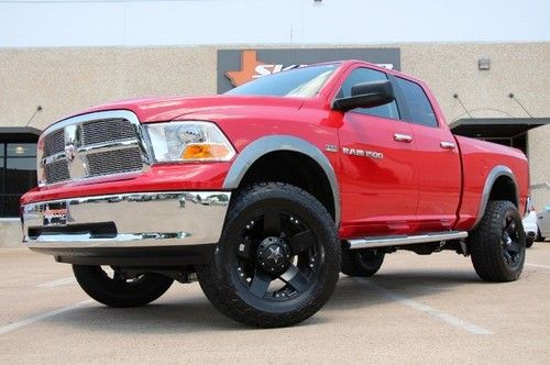 2011 dodge ram 1500 slt hemi 4x4 6 inch lift 20 inch rock stars clean carfax