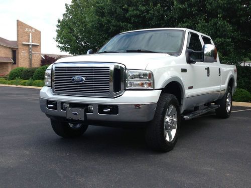 2007 ford f-250 fx4 super duty lariat crew cab 6.0l turbo diesel !!!