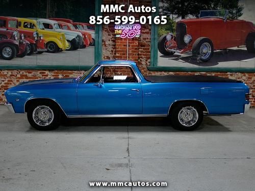 1967 chevrolet el camino frame-off restoration classic car muscle 67 chevy 283