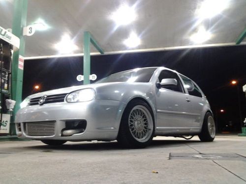 Custom silver 2001 vw gti/r32 parts clean title a/c p/s leather