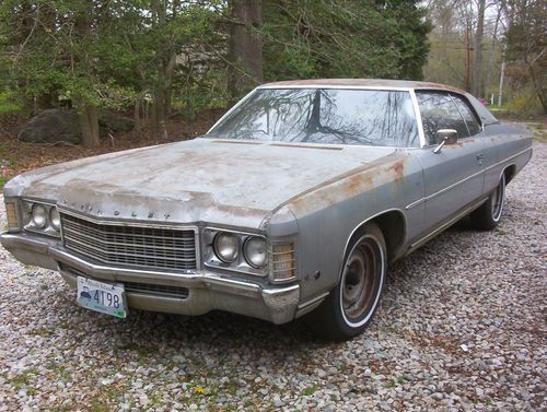 1971 chevrolet impala 2 door hardtop, v8