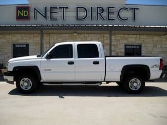 06 chevy 2500hd 4wd work truck 6.0 v8 auto net direct auto sales texas
