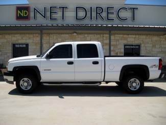 06 chevy 2500hd 4wd work truck 6.0 v8 auto net direct auto sales texas