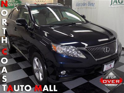 2010(10)rx350 awd fact w-ty only 34k blue/beige navi cd chgr back up cam moon