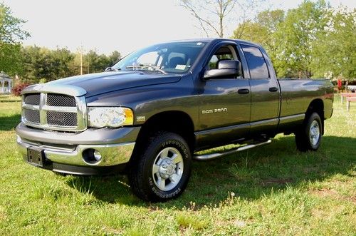 Beautiful 2003 dodge ram 2500 quad cab slt h.d. 4 wheel drive 8ft bed5.7 hemi ac