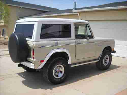 1968 Ford Bronco Wagon Sport Utility 2-Door 4.7L, image 3