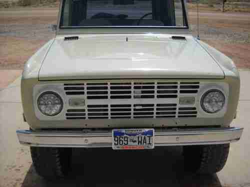 1968 Ford Bronco Wagon Sport Utility 2-Door 4.7L, image 4
