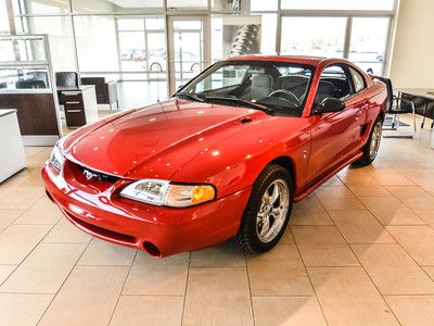 Show car quality red 1994 mustang cobra coupe 5.0l low miles finance