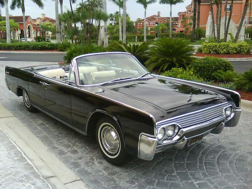 1961 lincoln continental convertible suicide doors original  survivor!