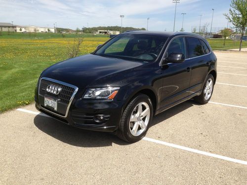 2012 phantom black/cinnamon leather audi q5 2.0t