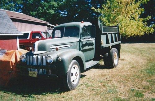 1946 1-1/2 ton ford dump truck