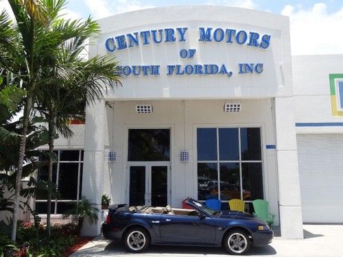 2001 ford mustang gt convertible 1-owner 61,492 miles