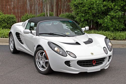 2006 lotus elise, white, black interior, low miles