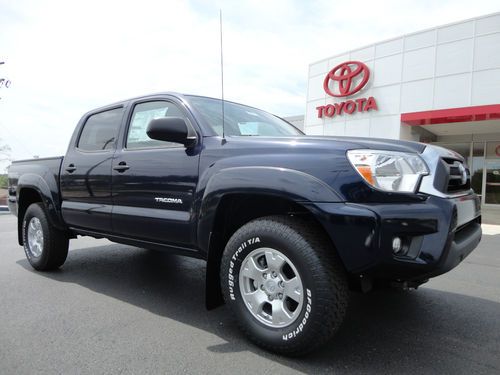 All new 2013 tacoma double cab 4x4 4.0l v6 trd off-road nautical blue 4wd auto