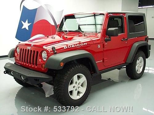 2008 jeep wrangler rubicon hard top 4x4 auto alloys 27k texas direct auto