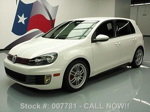 2013 volkswagen gti turbo htd seats paddle shift 12k mi texas direct auto