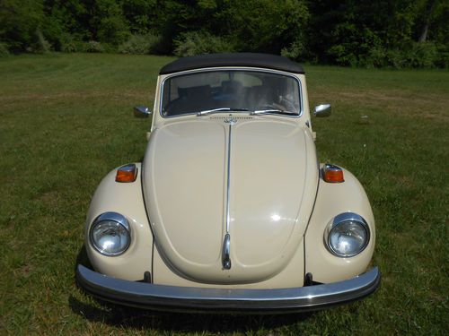 1971 volkswagen karmann edition super beetle convertible