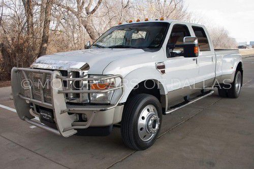 2008 ford f450 king ranch 4x4 diesel 1 owner navigation rear camera heated seats