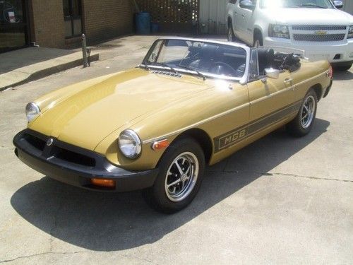 1976 mg b convertible! bank repo! absolute auction! no reserve!