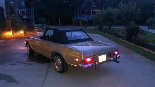 1971 mercedes benz 280sl hard top convertibe