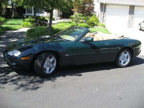 Jaguar xk8 1997 convertible, mint condition, british racing green, tan top