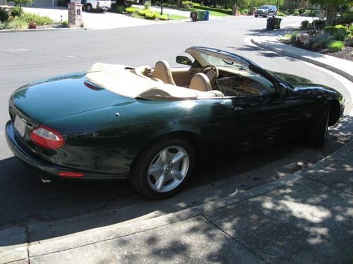 JAGUAR XK8 1997 CONVERTIBLE, MINT CONDITION, BRITISH RACING GREEN, TAN TOP, image 3