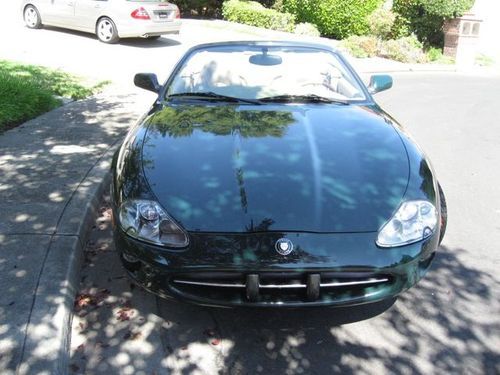 JAGUAR XK8 1997 CONVERTIBLE, MINT CONDITION, BRITISH RACING GREEN, TAN TOP, image 4