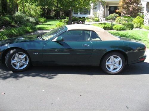 JAGUAR XK8 1997 CONVERTIBLE, MINT CONDITION, BRITISH RACING GREEN, TAN TOP, image 5