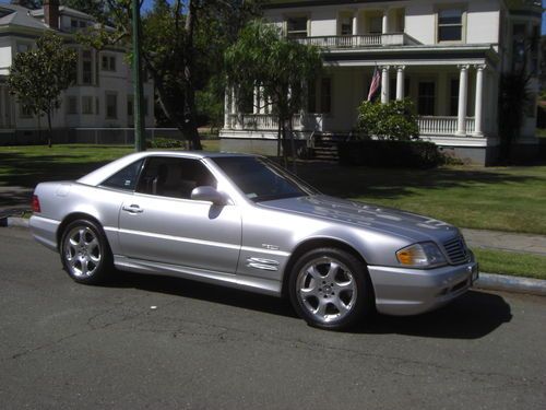 2002 mercedes-benz sl500  silver arrow edition only 6,557 miles