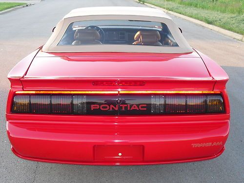 1991 Pontiac Firebird Trans Am CONVERTIBLE, RARE LOW PRODUCTION,22K MILES, MINT!, image 5