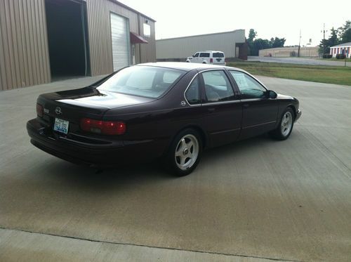 1995 Impala SS, one owner, low miles, all original, nice, clean, dark cherry, image 6
