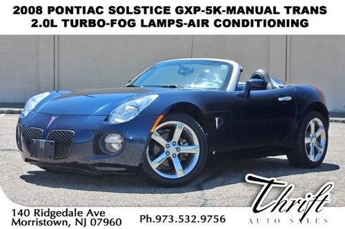 2008 pontiac solstice gxp-5k-manual trans-2.0l turbo-fog lamps-air conditioning