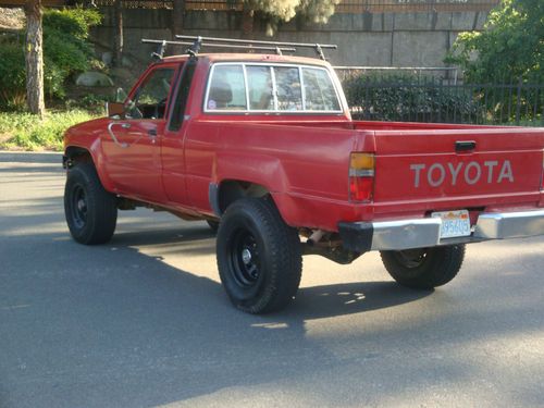 1985 Toyota 4wd Pickup Southern California 4x4 XtraCab Deluxe, image 19