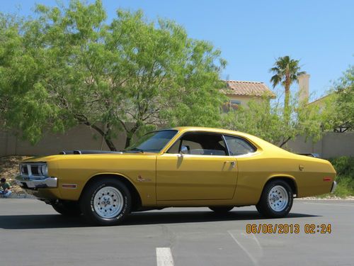 1972 dodge demon 360 high performance ground up restoration no reserve auction