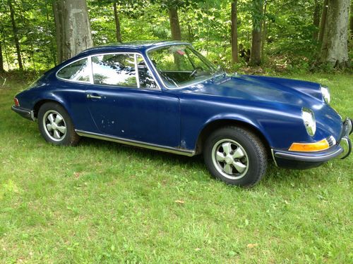 1971 porsche 911 t one owner car, orig. leather seats, numbers matching