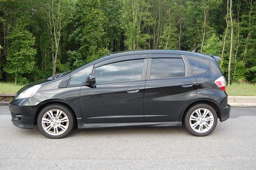 2009 black honda fit sport hatchback paddle shifters automatic alloys loaded nr!