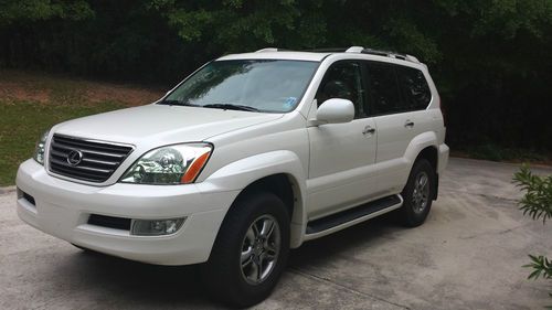 2009 lexus gx470 white loaded 125k miles, nav, 4x4, 7 seats,sunroof, bluetooth,